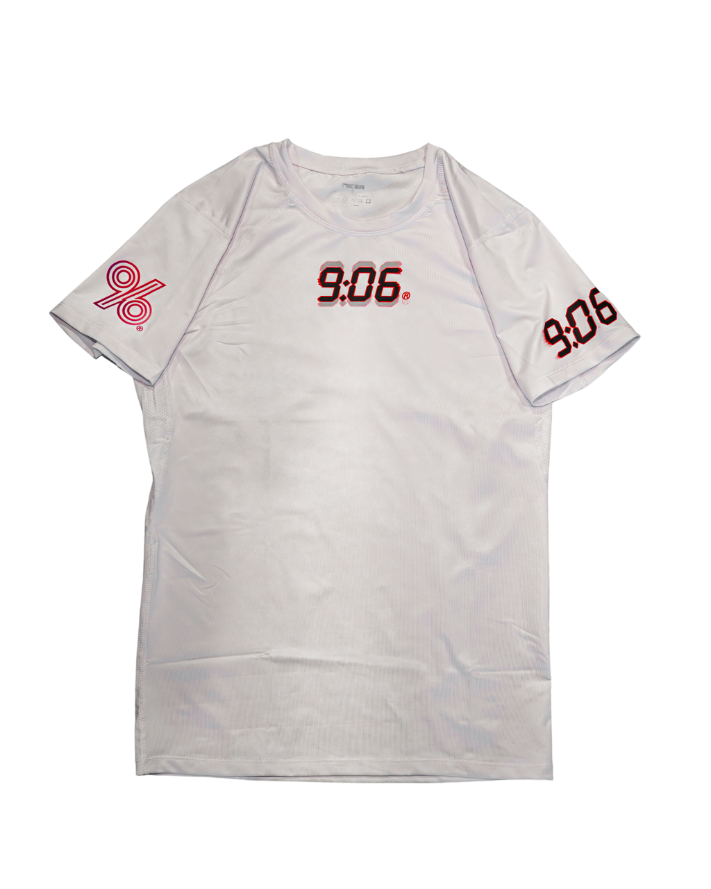 906® Digital Time Tee – White Athletic Shirt