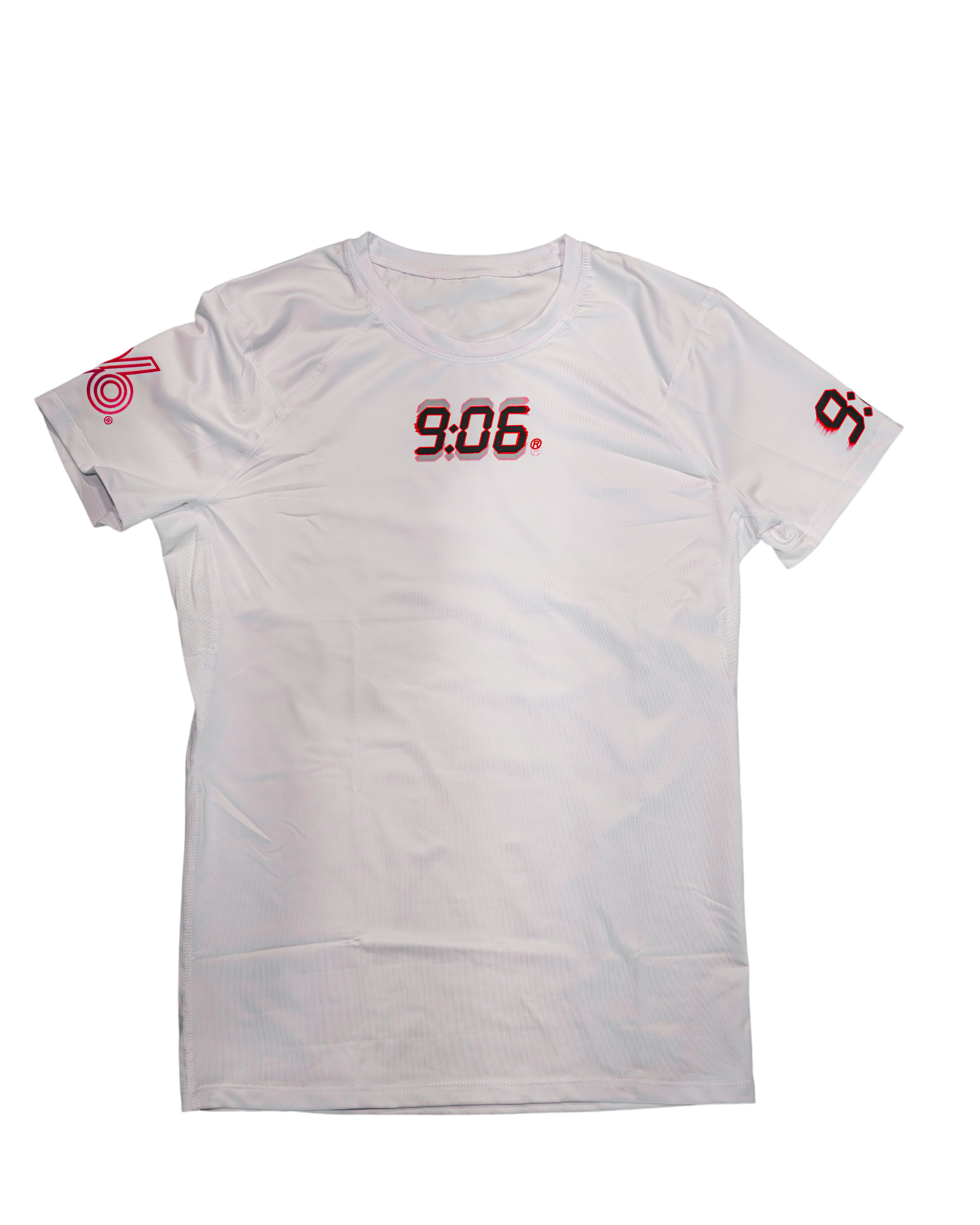 906® Digital Time Tee – White Athletic Shirt
