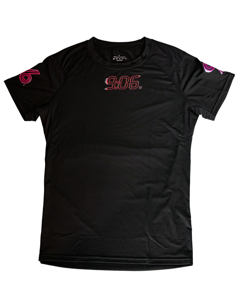 906® Digital Time Tee – Black Athletic Shirt