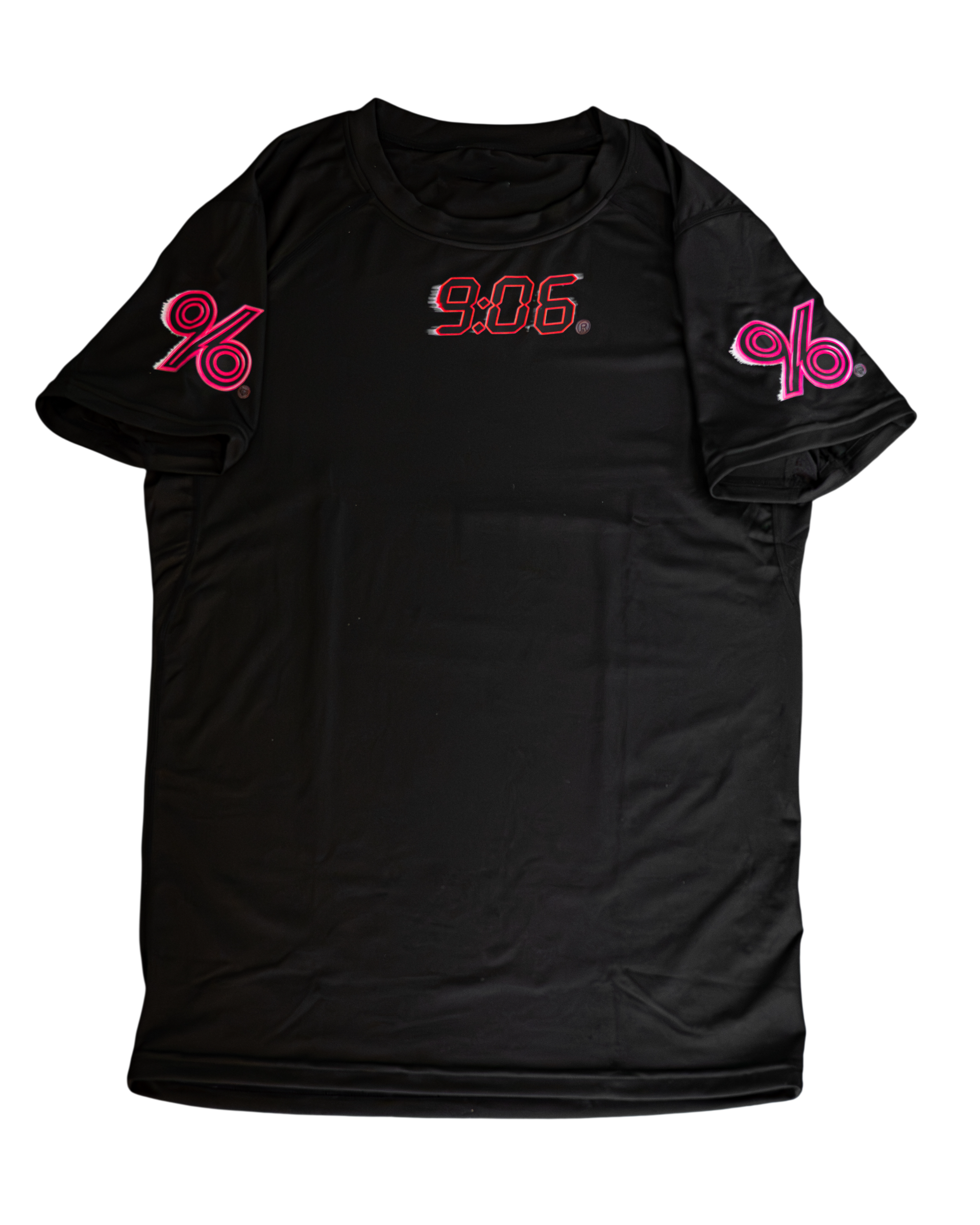 906® Digital Time Tee – Black Athletic Shirt